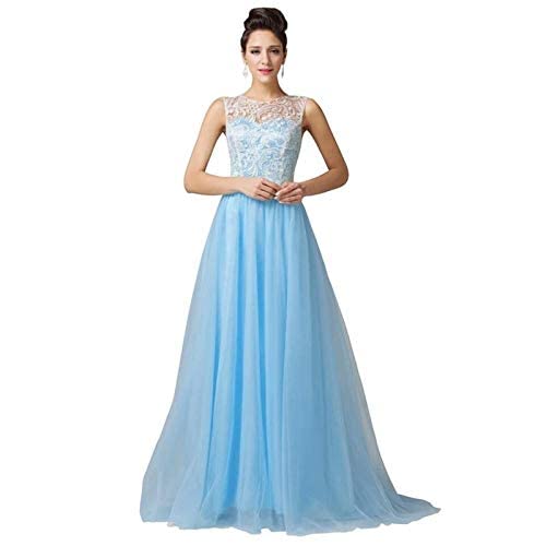 Women's Sky Blue Maxi Gown