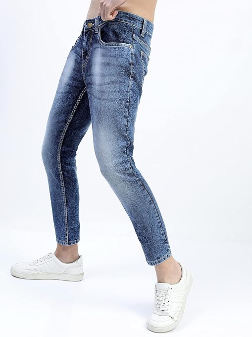 Men Skinny Fit Mid-Rise Jeans (Stretchable)